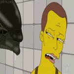 Gif Alien Les Simpson