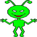 Gif Alien Vert Danse