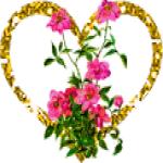 Gif Bouquet De Fleurs En Coeur
