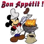 Gif Bon Appétit Mickey Mouse