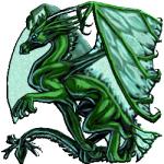 Gif Dragon Vert Brillant