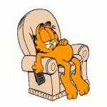 Gif Garfield fauteuil