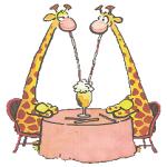 Gif Girafes Cocktail