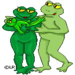 Gif Famille Grenouille