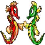 Gif Hippocampe Duo