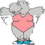 Gif Hippopotame Gym Tonique
