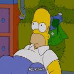 Gif Homer Simpson all right