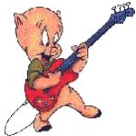 Gif Porky Pig Guitare