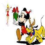 Gif Mickey Et Pluto Noel
