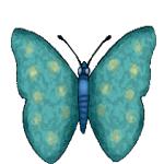 Gif Papillon Bleu 3